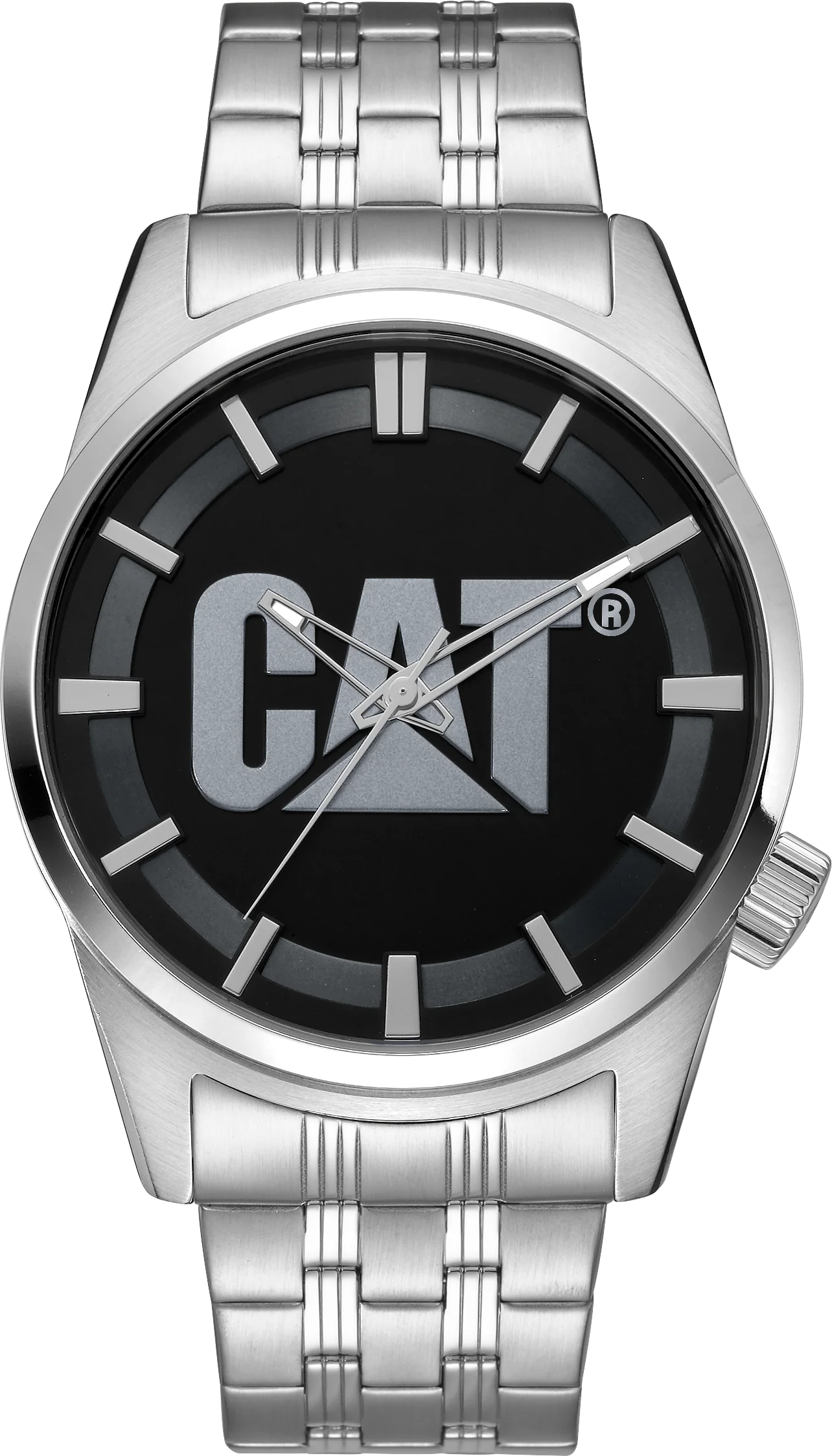 Icon Watch Black/Silver Dial Stainless Steel w/Stainless Steel Strap