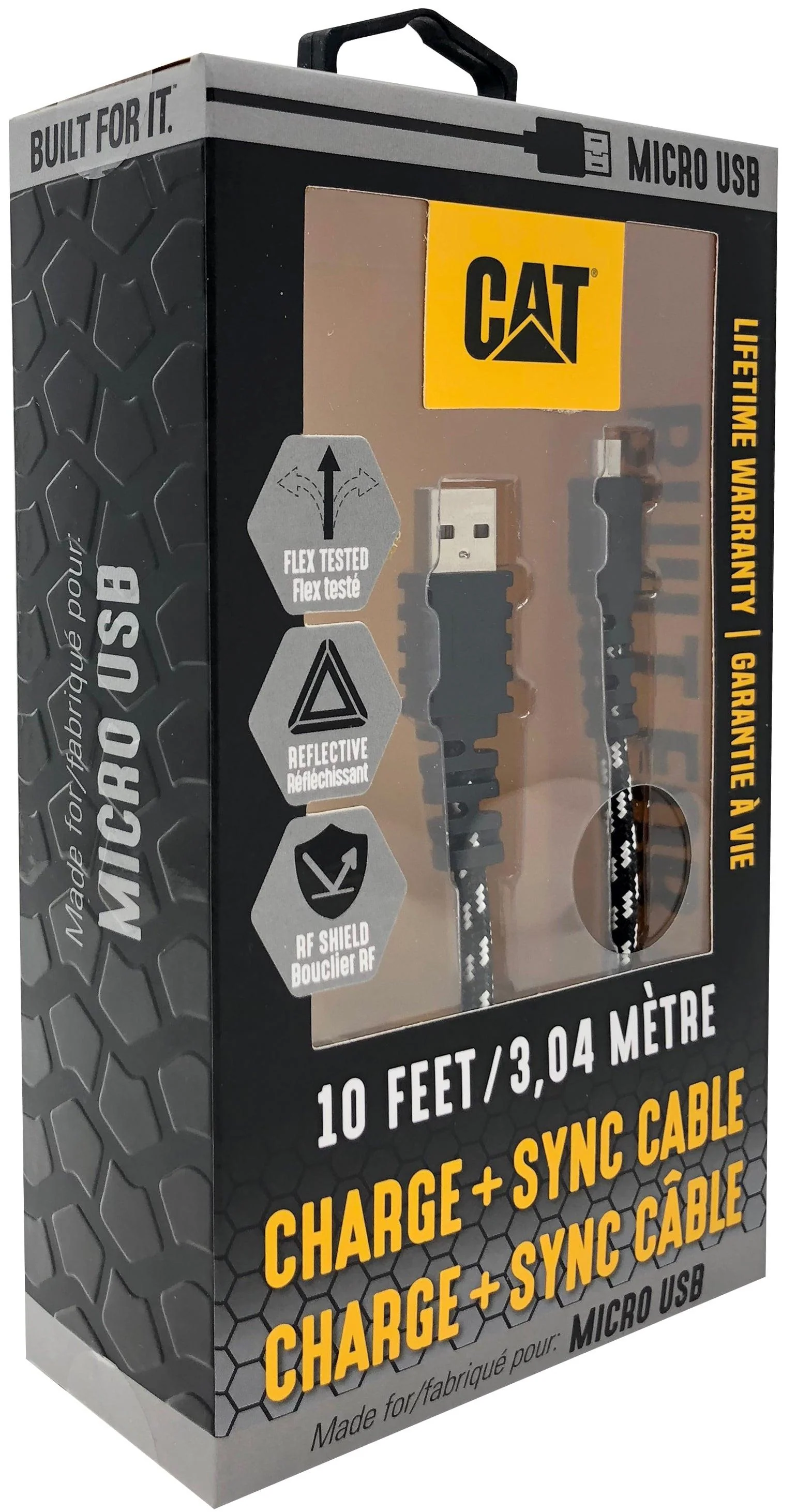 Micro USB to USB 10' Cable