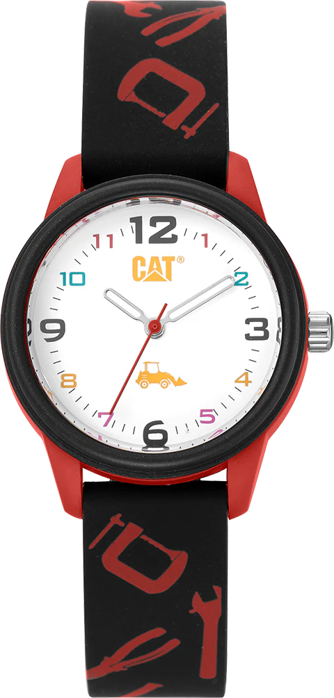Kid Watch White Dial w/Black Strap