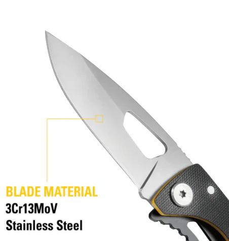 6-1/4" Folding Skeleton Knife with Bottle Opener and Polished Blade