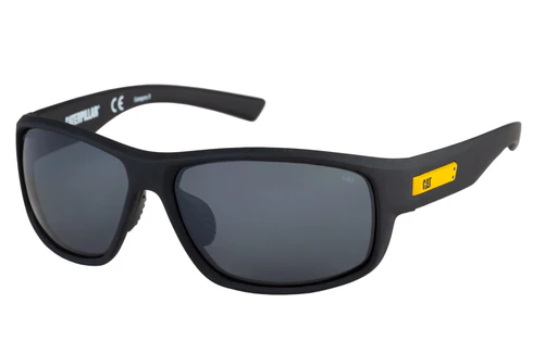 Fused Sunglasses Matte Black w/Silver Flash Lens