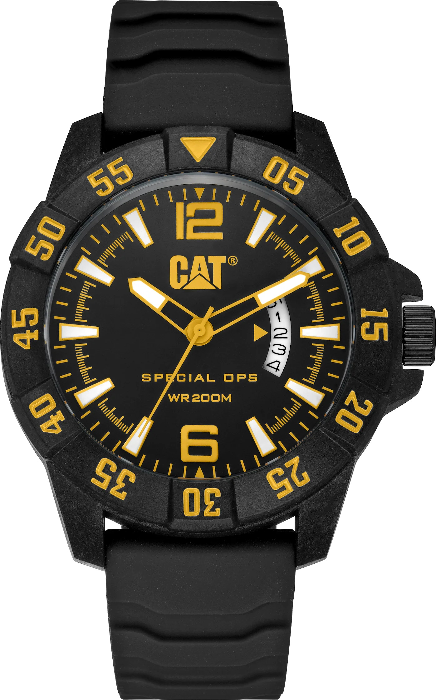 Special OPS 4 Watch Black Dial w/Silicone Strap