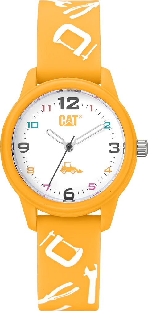Kid Watch White Dial w/Yellow Strap