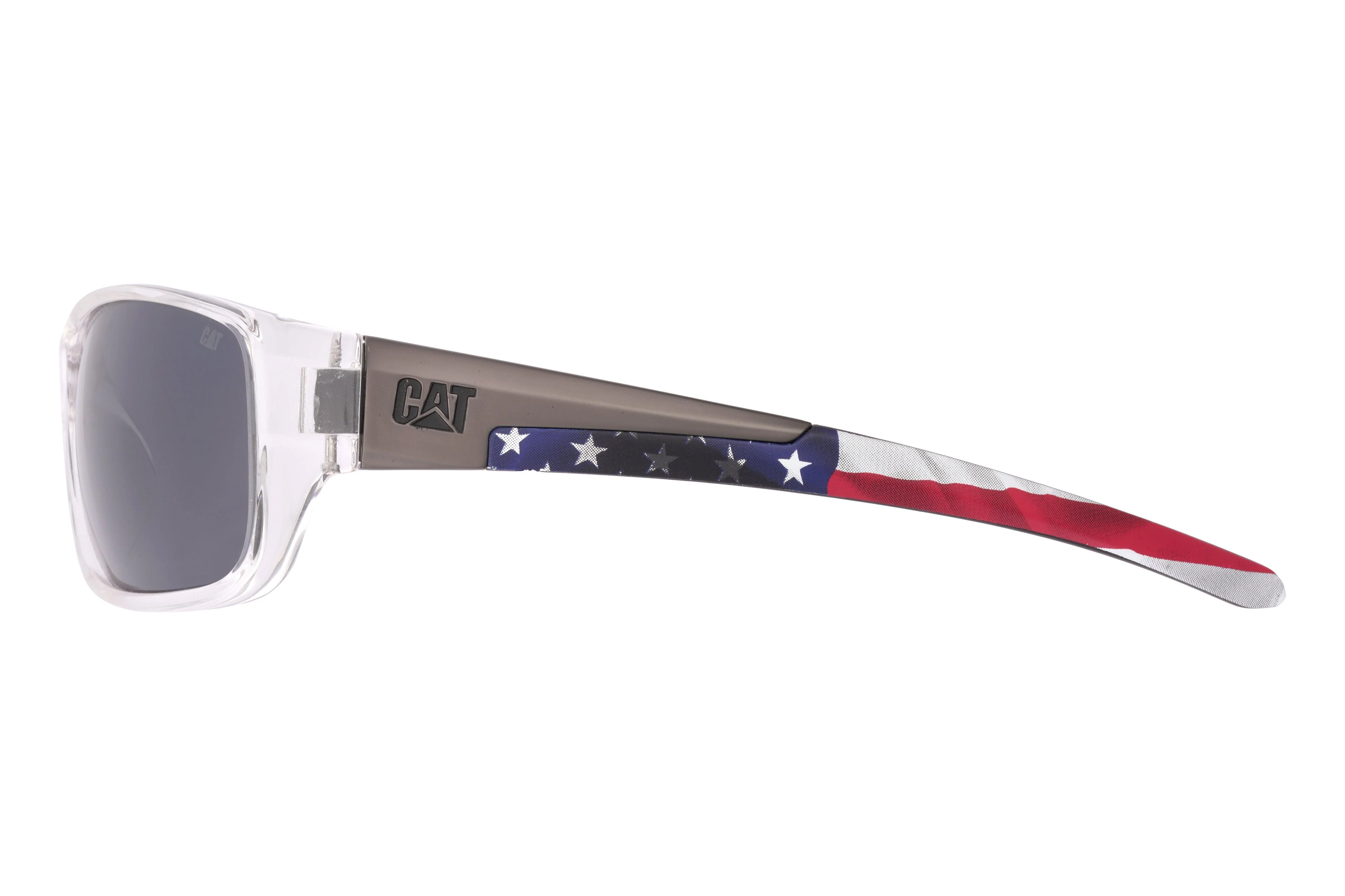 Americana Sunglasses Clear Crystal w/Smoke Lens