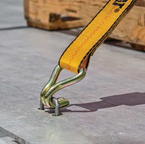 Heavy Duty Ratchet Tie Down with Double J-Hook