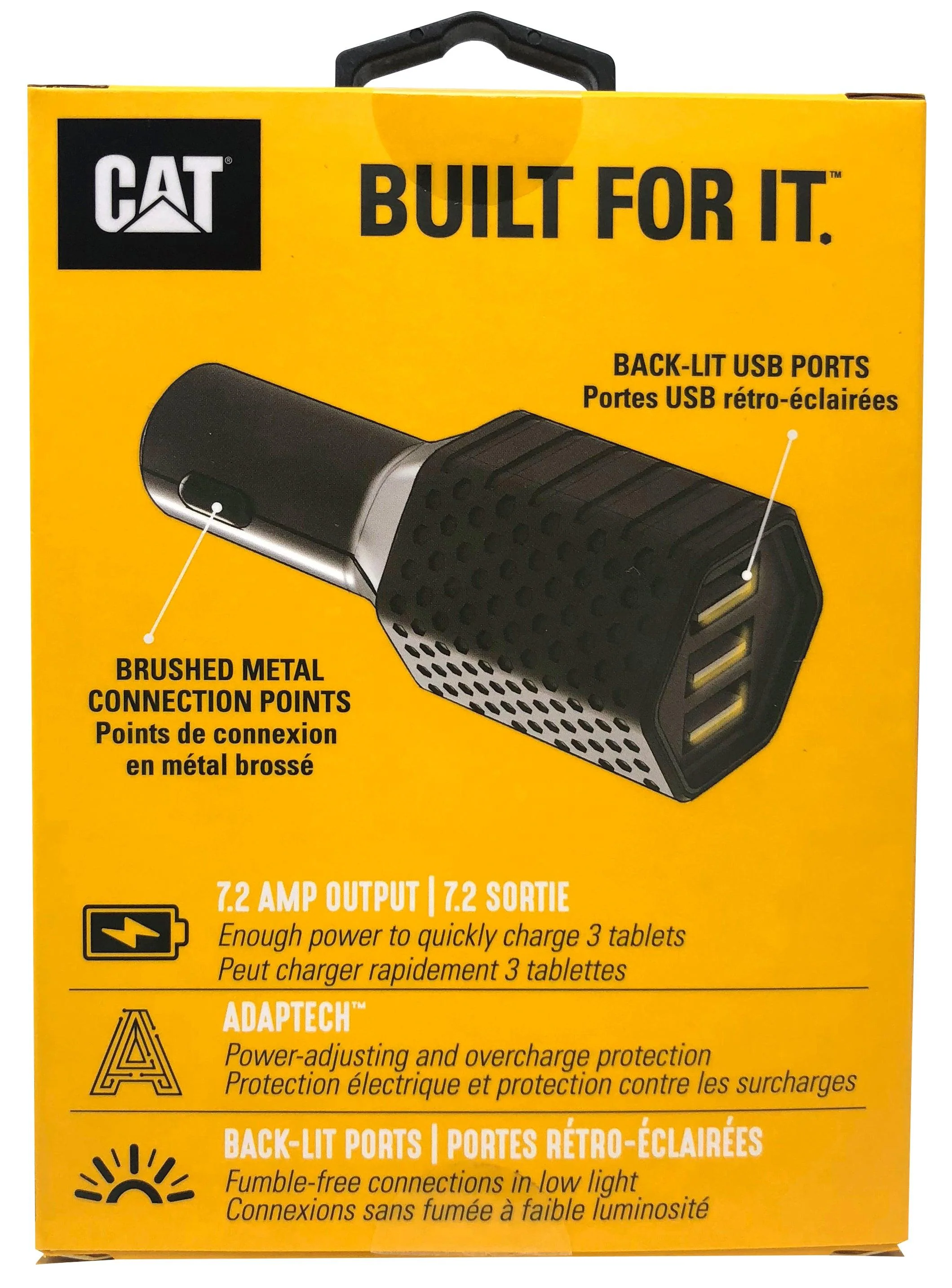 Triple USB DC Vehicle Adapter