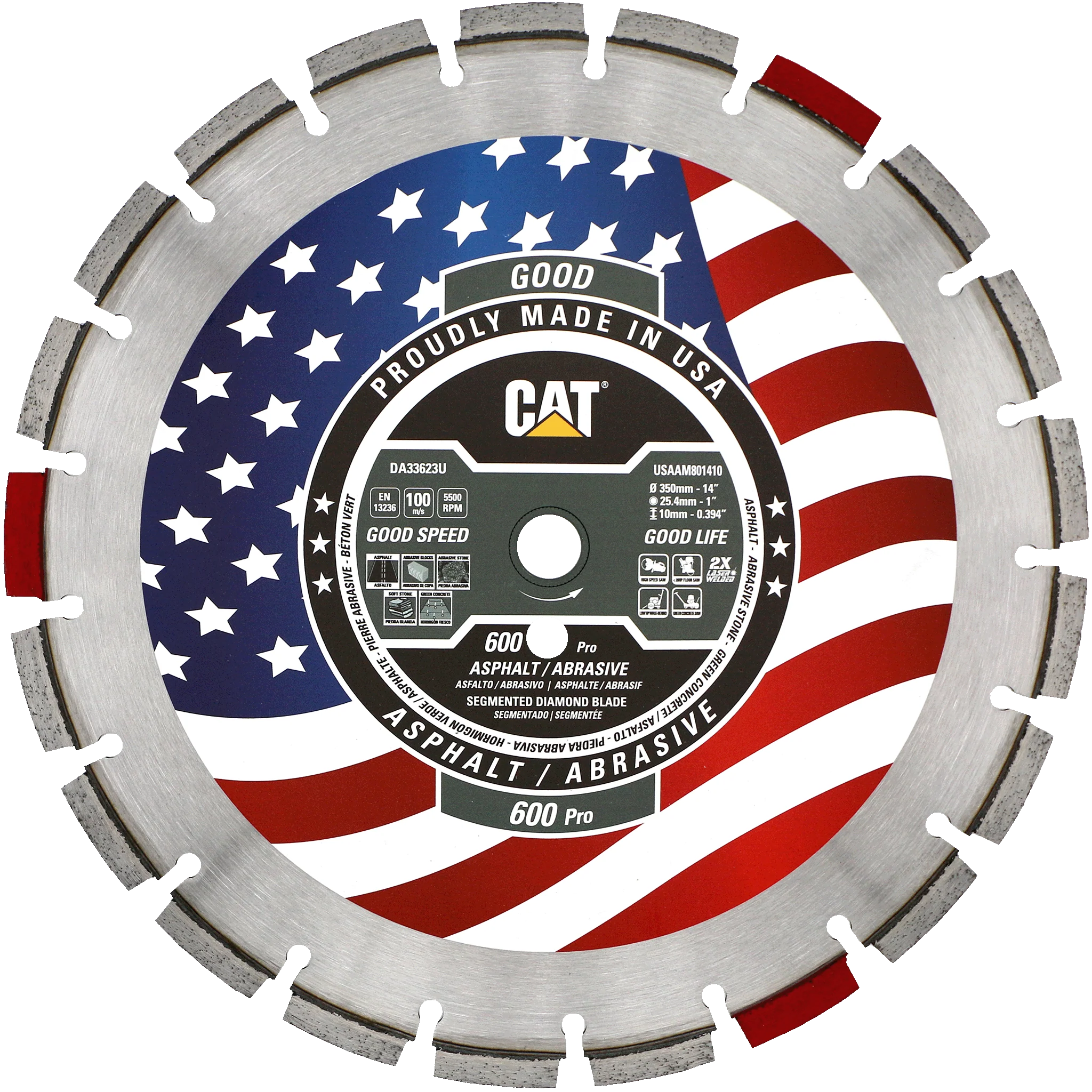Cat® 600 Pro Made in USA Abrasive Materials