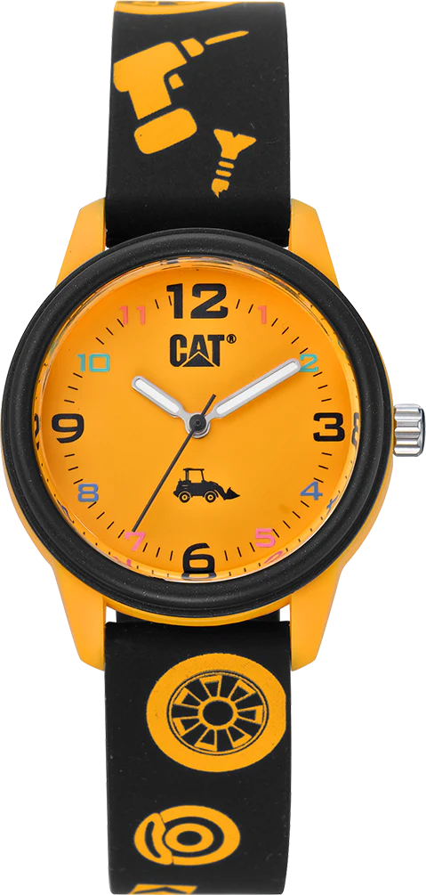 Kid Watch Yellow Dial w/Black Strap