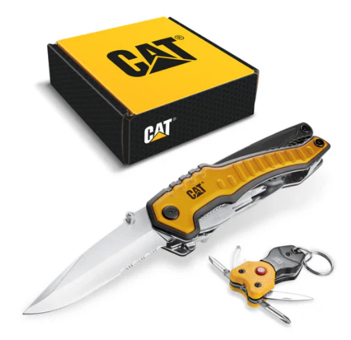 2 Piece XL Multi-Tool and Multi-Tool Key Chain with Light Gift Box