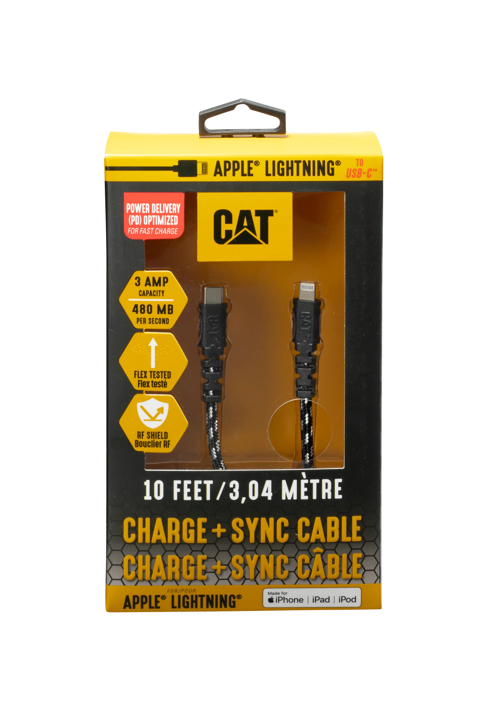 CAT® Certified Lightning® to USB-C Power Delivery