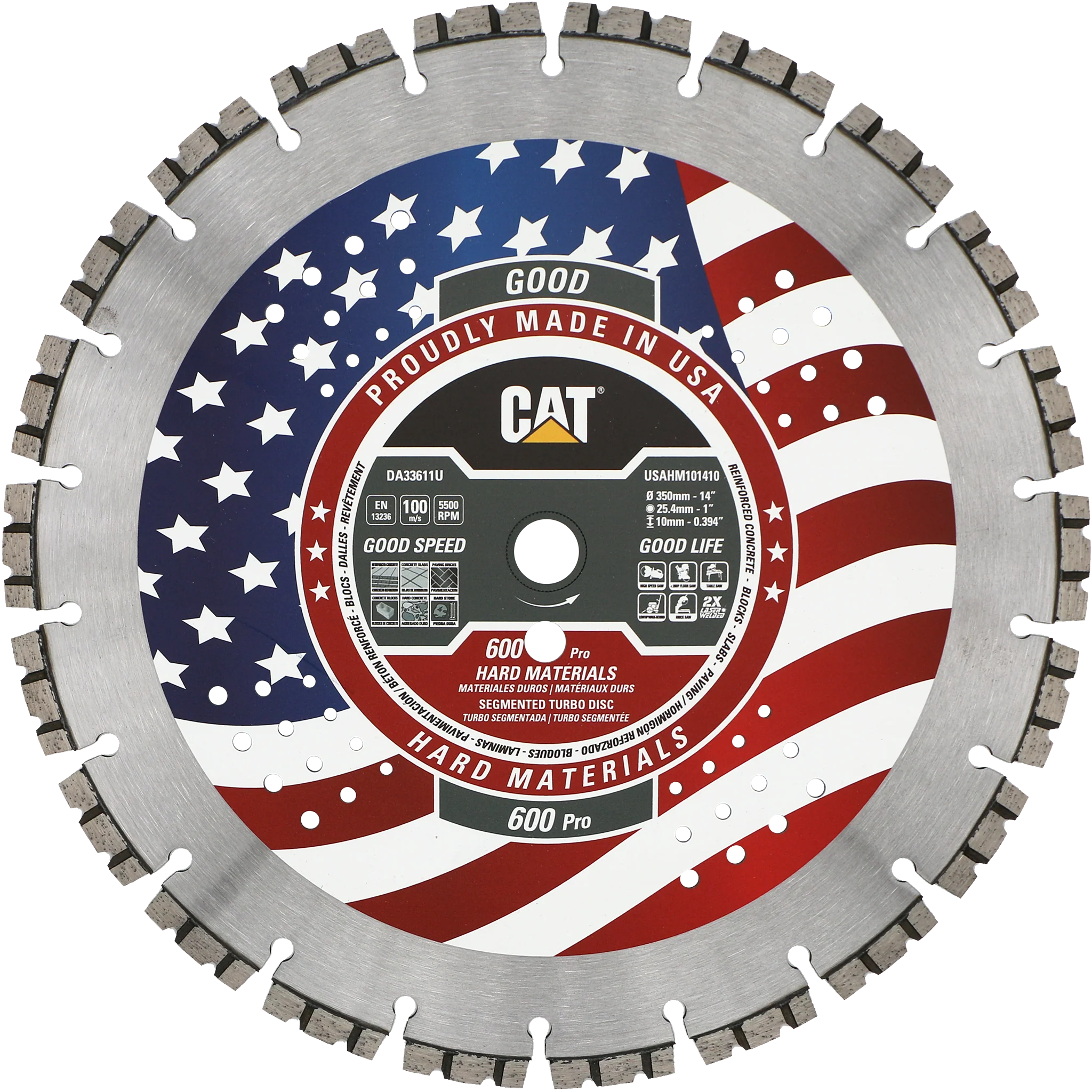 Cat® 600 Pro Made in USA Hard Materials Blade