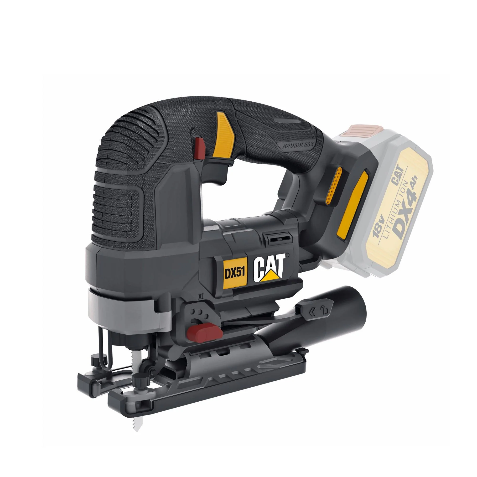 18V Brushless 1″ Cordless Jig Saw- Tool Only