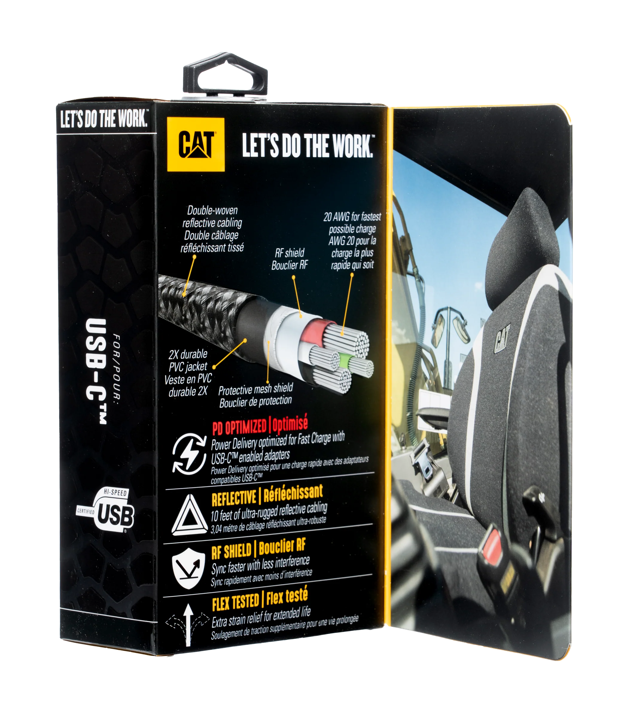 CAT® Certified USB-C to USB-C Power Delivery