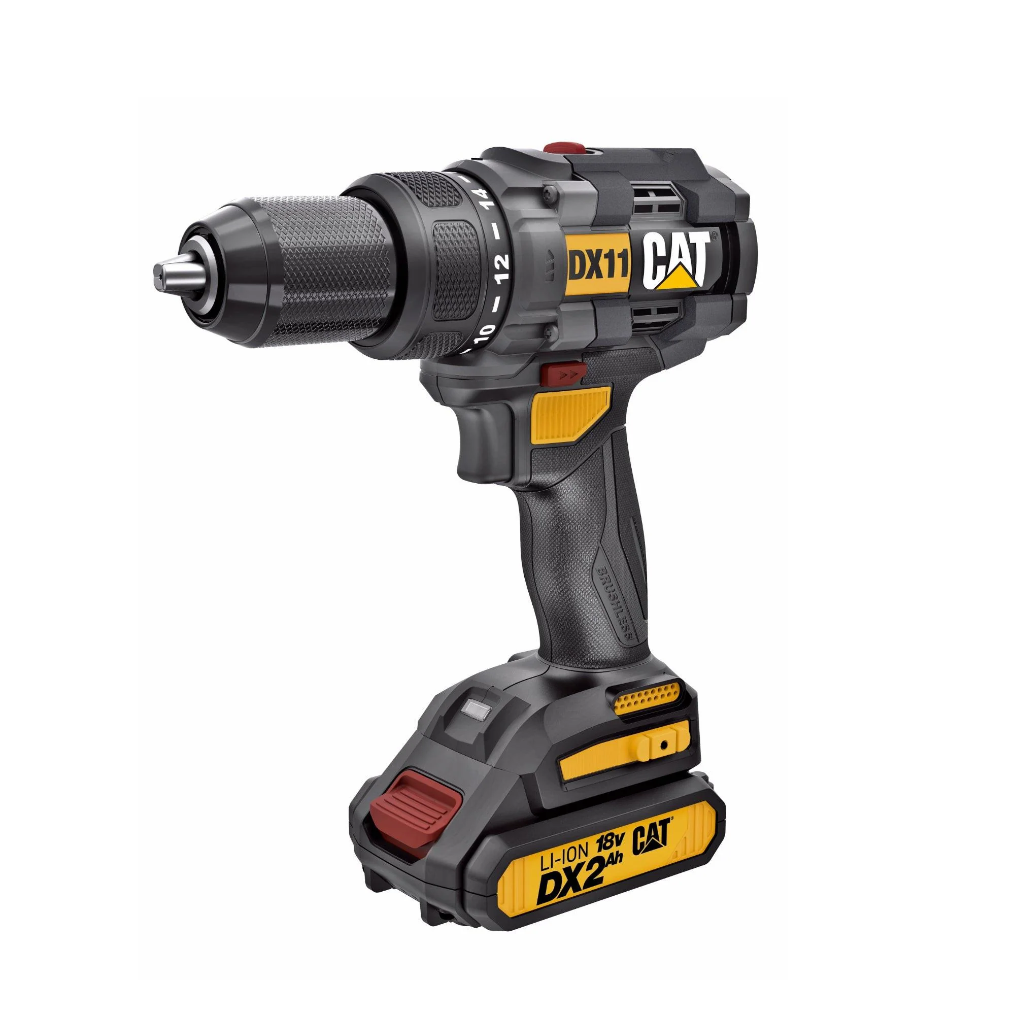 18V Brushless 1/2″ Drill/Driver With Two Batteries