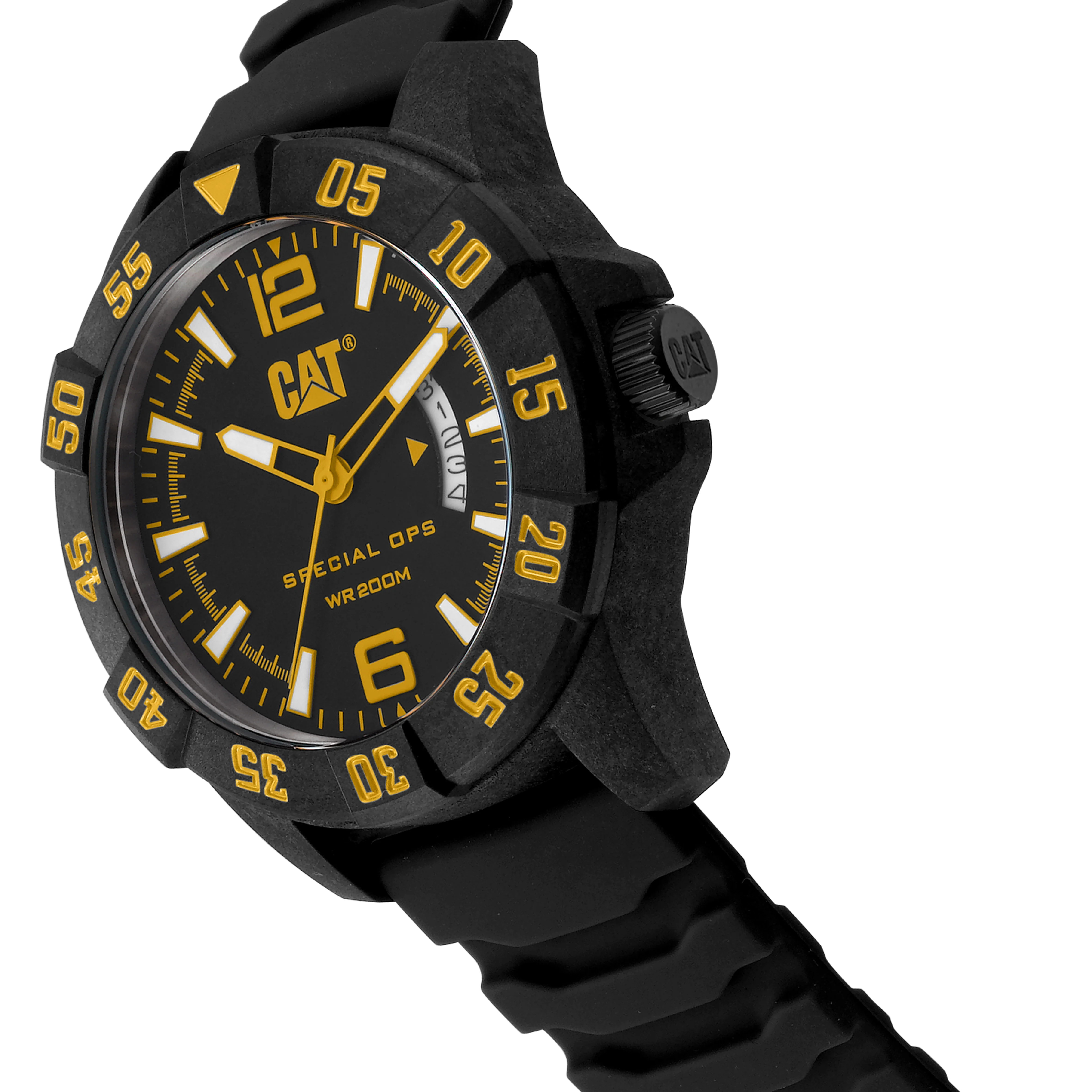 Special OPS 4 Watch Black Dial w/Silicone Strap