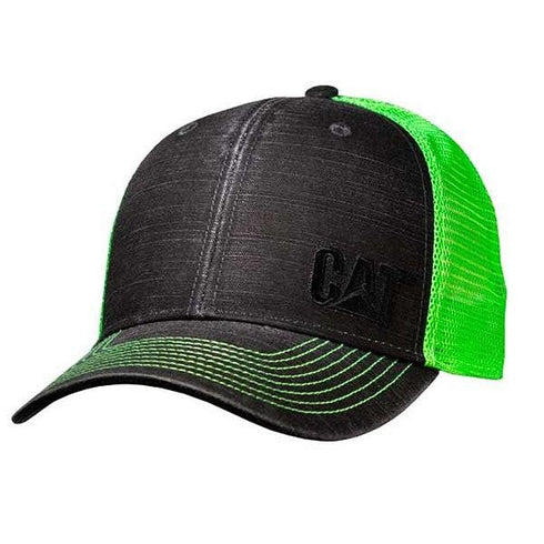 Neon Mesh Cap w/Black Logo