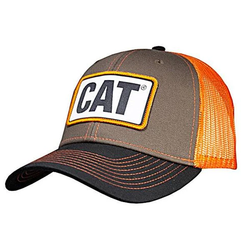 Bold Patch Cap w/Orange Mesh