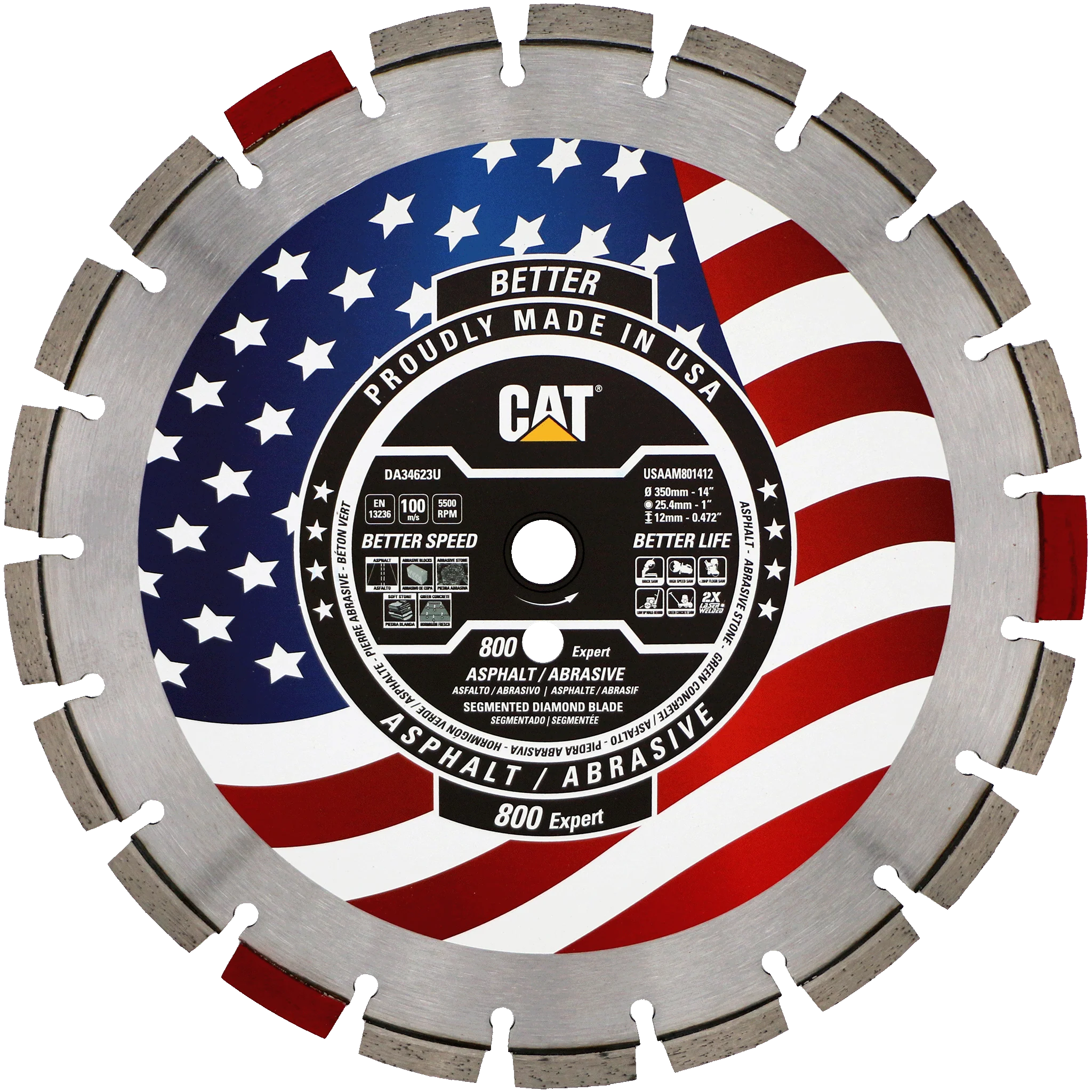 Cat® 800 Expert Made in USA Abrasive Materials