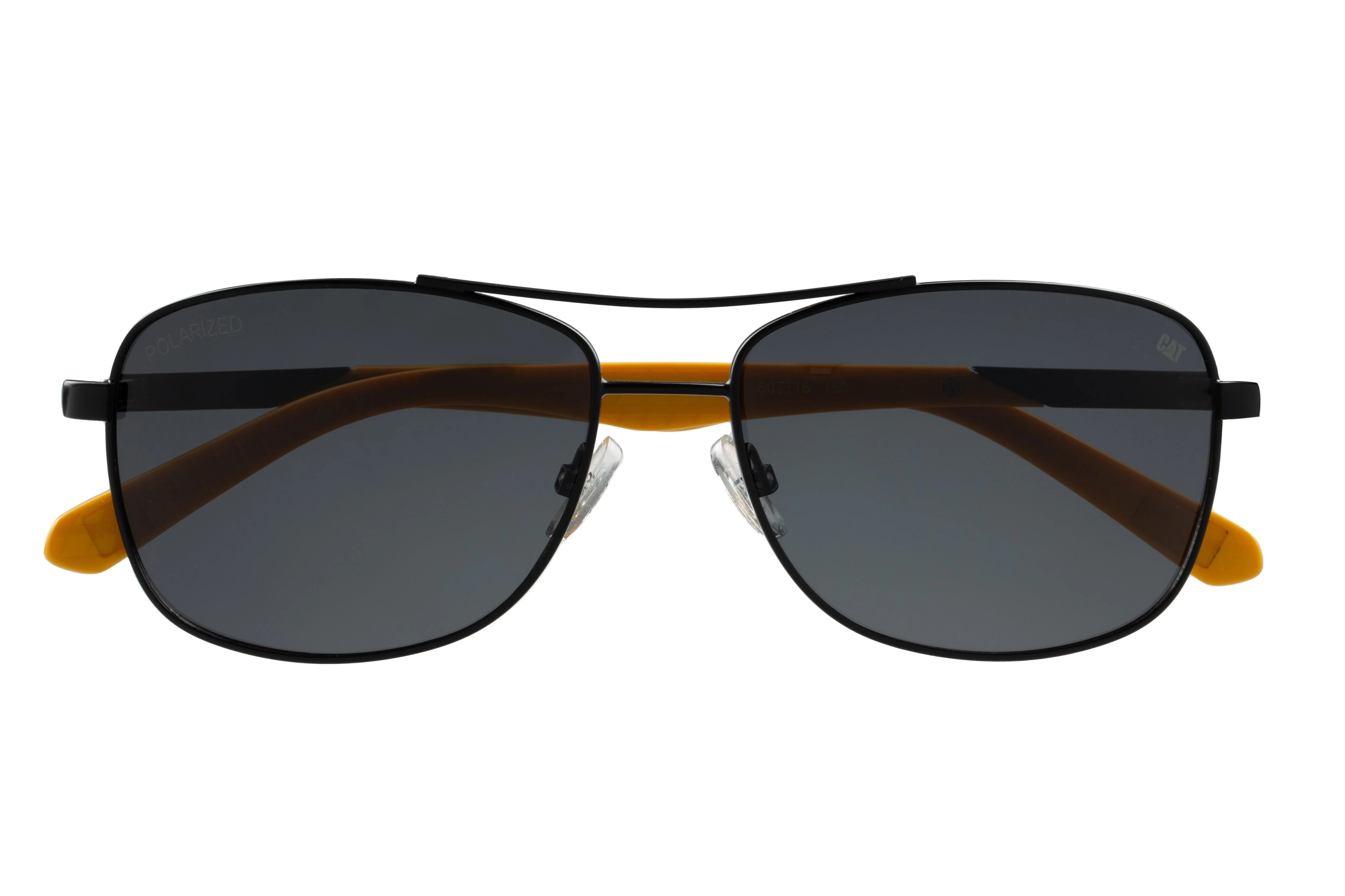 Metal Aviator XL Sunglasses Matte Black w/Smoke Lens