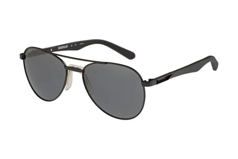 Classic Aviator Sunglasses Matte Black w/Smoke Lens